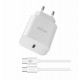 Pro PD20 Type-C 3A PD 20W Quick Travel Wall Charger + Type-C Cable – White