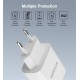 Pro PD20 Type-C 3A PD 20W Quick Travel Wall Charger + Type-C Cable – White